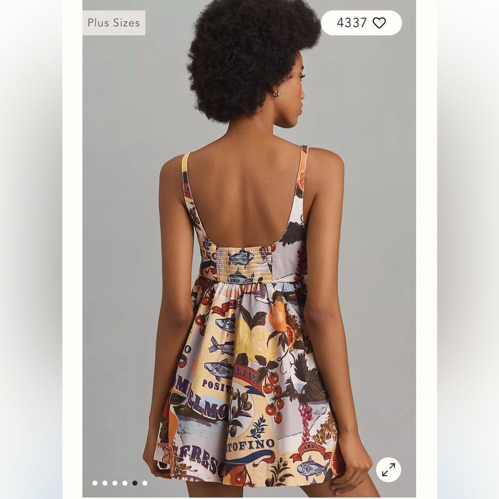 Anthropologie Maeve Layered Bustier Romper - Picture 5 of 11